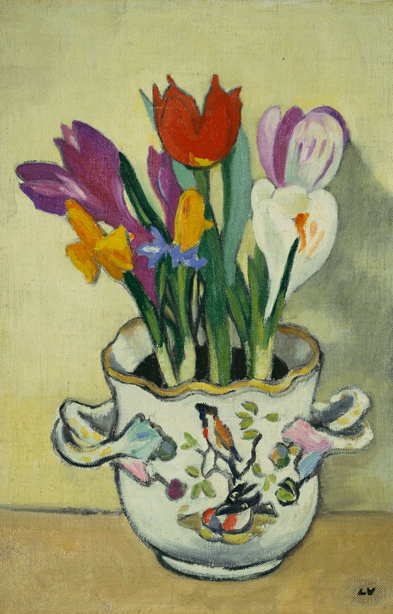 Váza s květinami, kolem roku 1920 (olej na plátně) od Louis Valtat