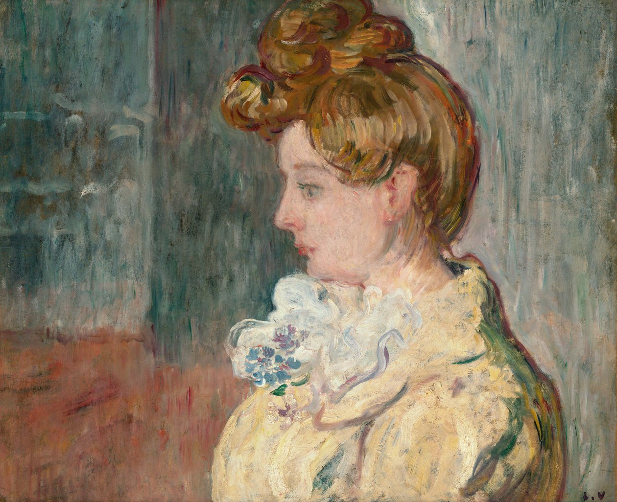 Žena v Moulin Rouge, kolem roku 1902 (olej na papíře) od Louis Valtat