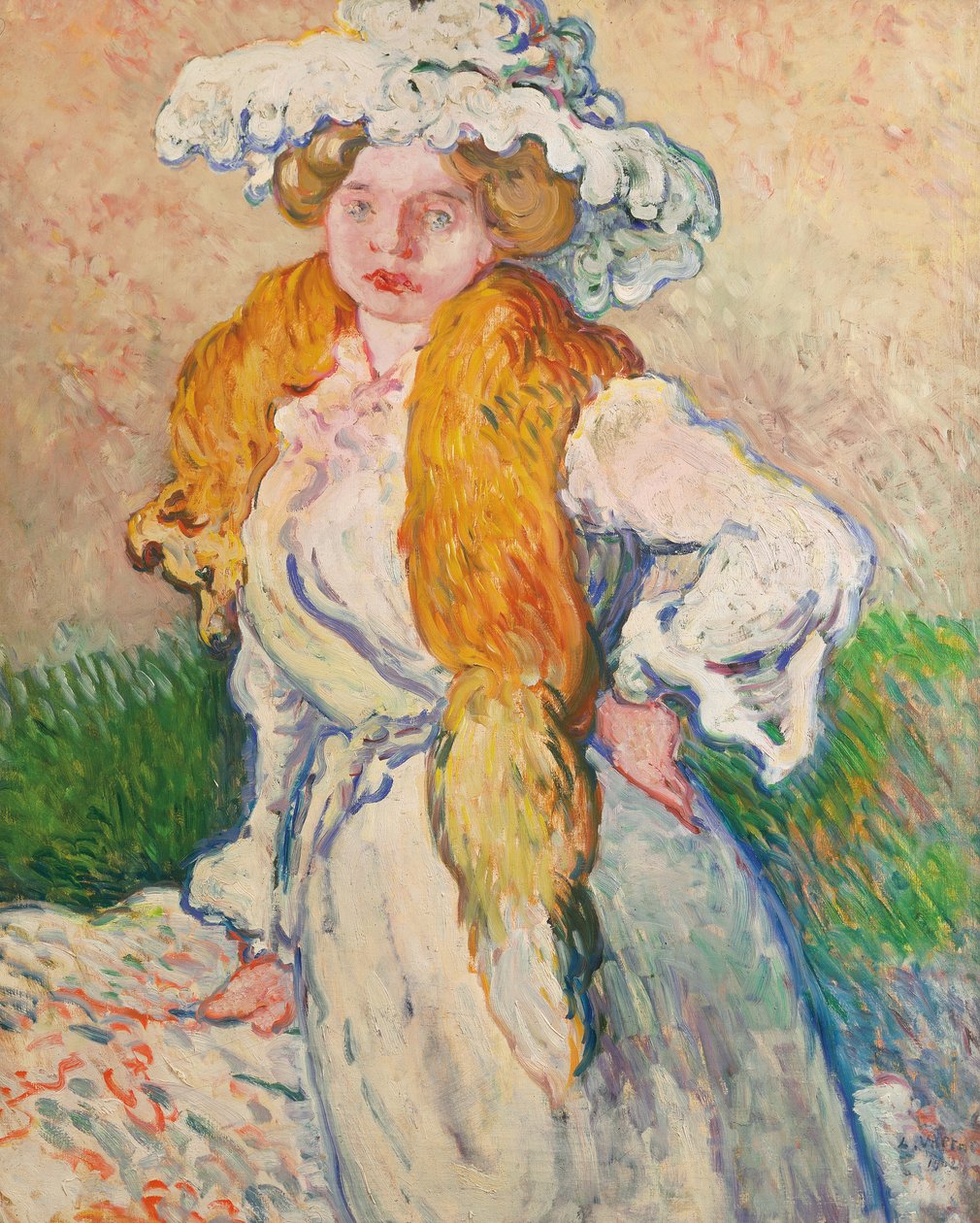 Žena s liškou od Louis Valtat