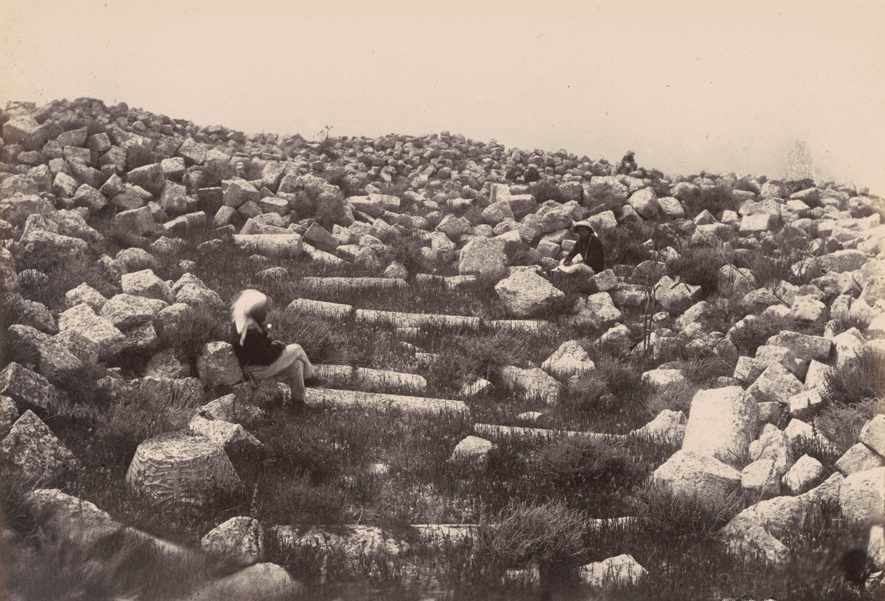 Ruiny poblíž Bejrútu, Libanon od Louis Vignes
