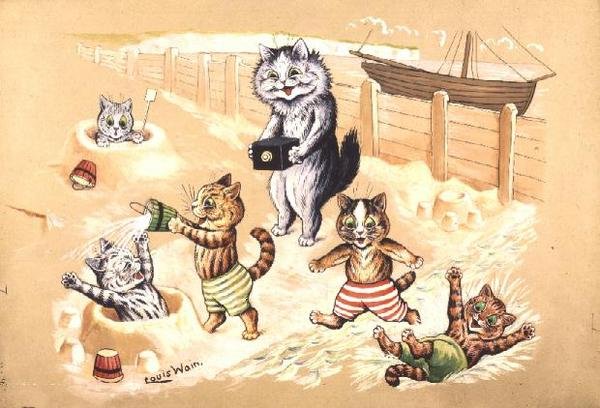 Přímořské radosti od Louis Wain