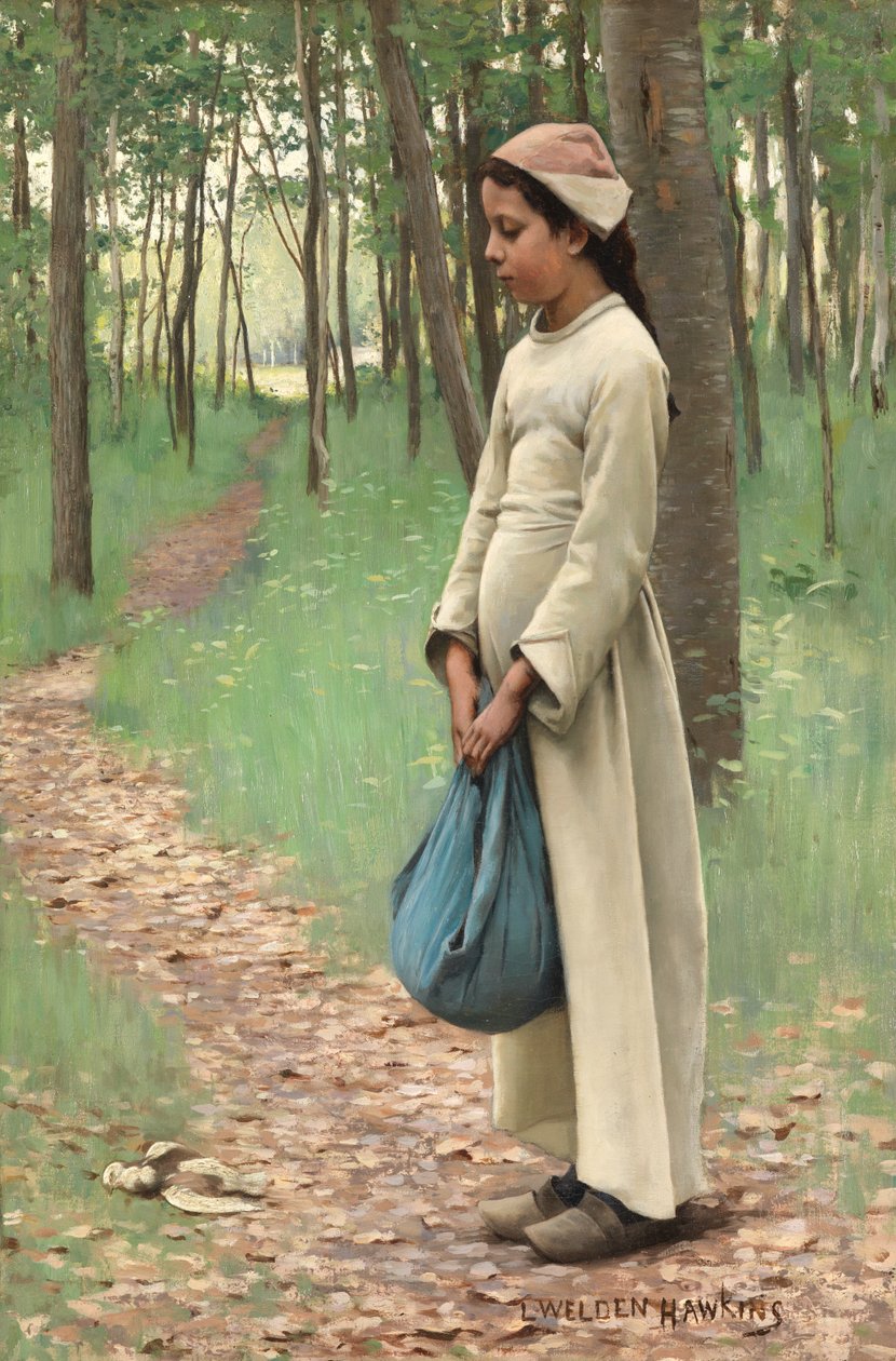 Dívka s Bindlem od Louis Welden Hawkins