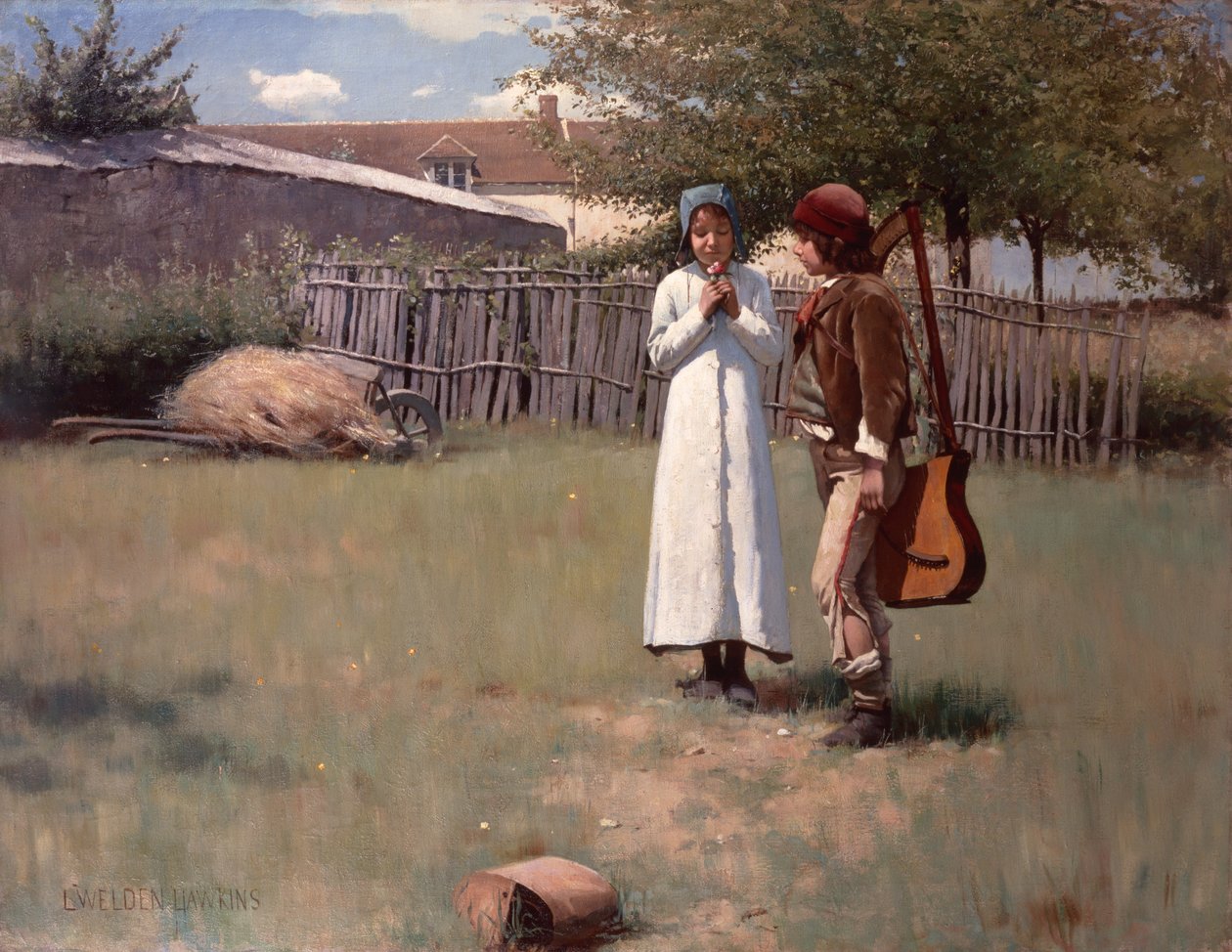 Les Preludes (olej na plátně) od Louis Welden Hawkins