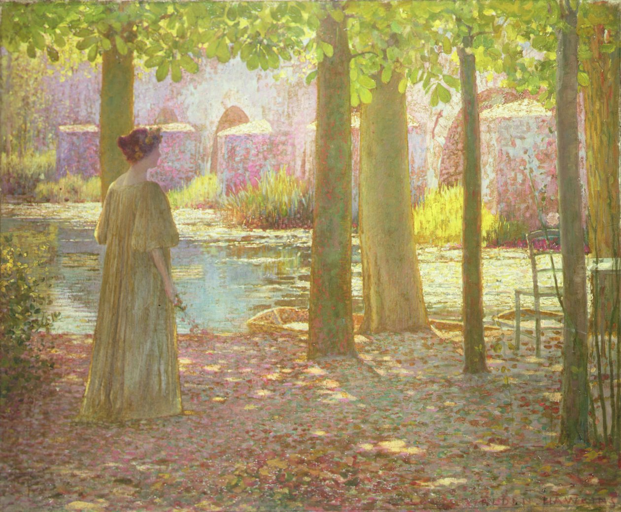 Léto u řeky od Louis Welden Hawkins