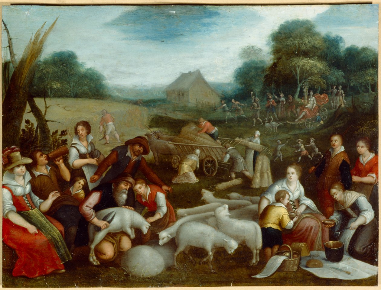 Léto (olej na plátně) od Louis de (circle of) Caullery