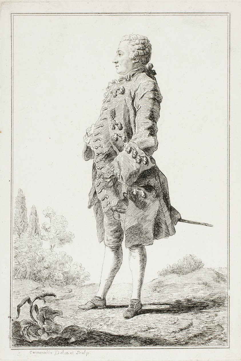 Baron z Besenvalu od Louis de Carmontelle