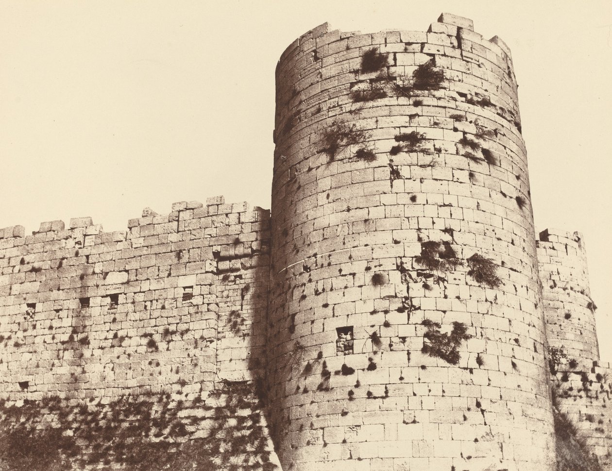 Kalaat-El-Hosn, Druhá ohrada, Exteriér, Rohová věž, Jihozápad od Louis de Clercq