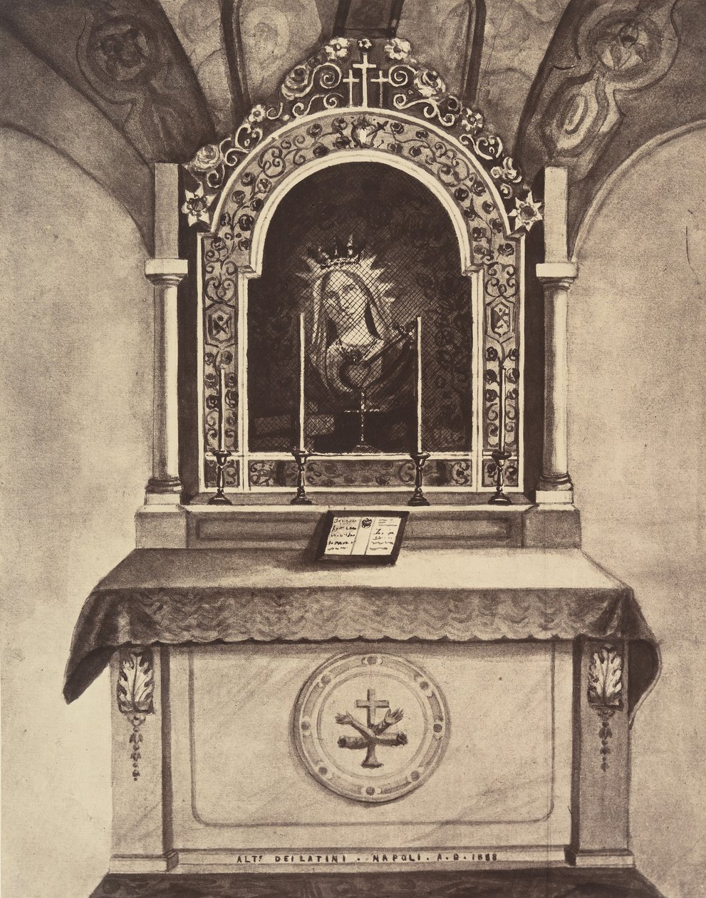 XIII. stanice. Ježíš je vydán do rukou své matky. Tento oltář je postaven..., 1860 nebo později od Louis de Clercq