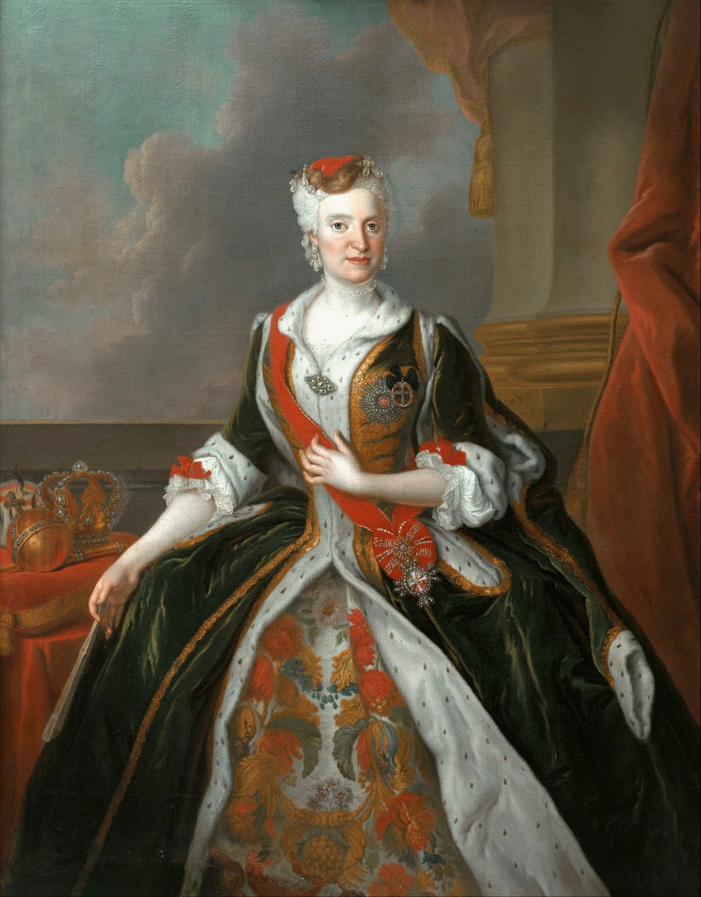 Portrét Marie Josefy Rakouské od Louis de Silvestre