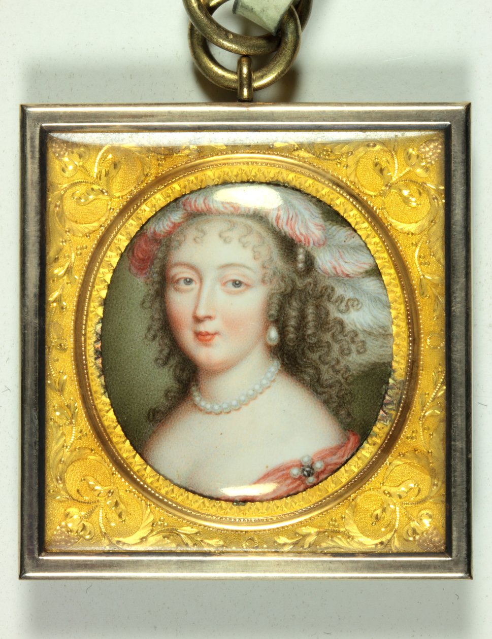 Dáma jménem Barbara Villiers, vévodkyně z Clevelandu (smalt) od Louis du Guernier