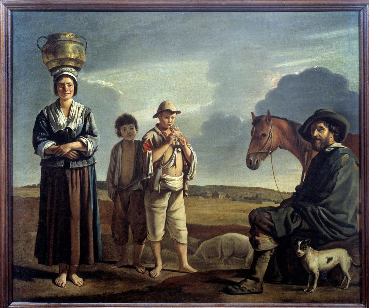 Hodinářské zastavení Obraz od Louise le Naina od Louis le Nain