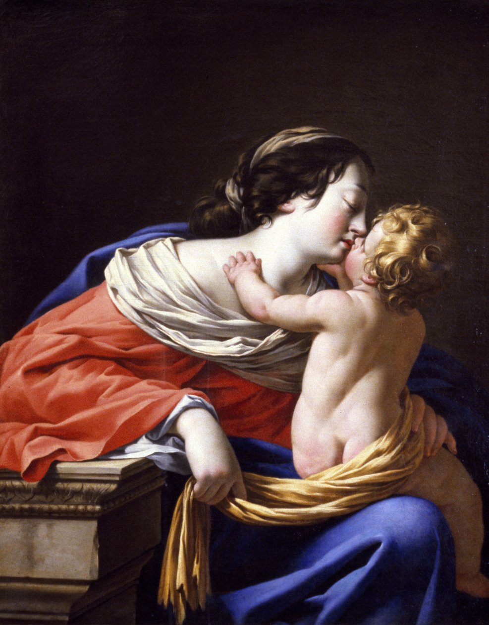 Madonna a dítě, kolem 1635-1640 (olej na plátně) od Louis the Elder Boullogne