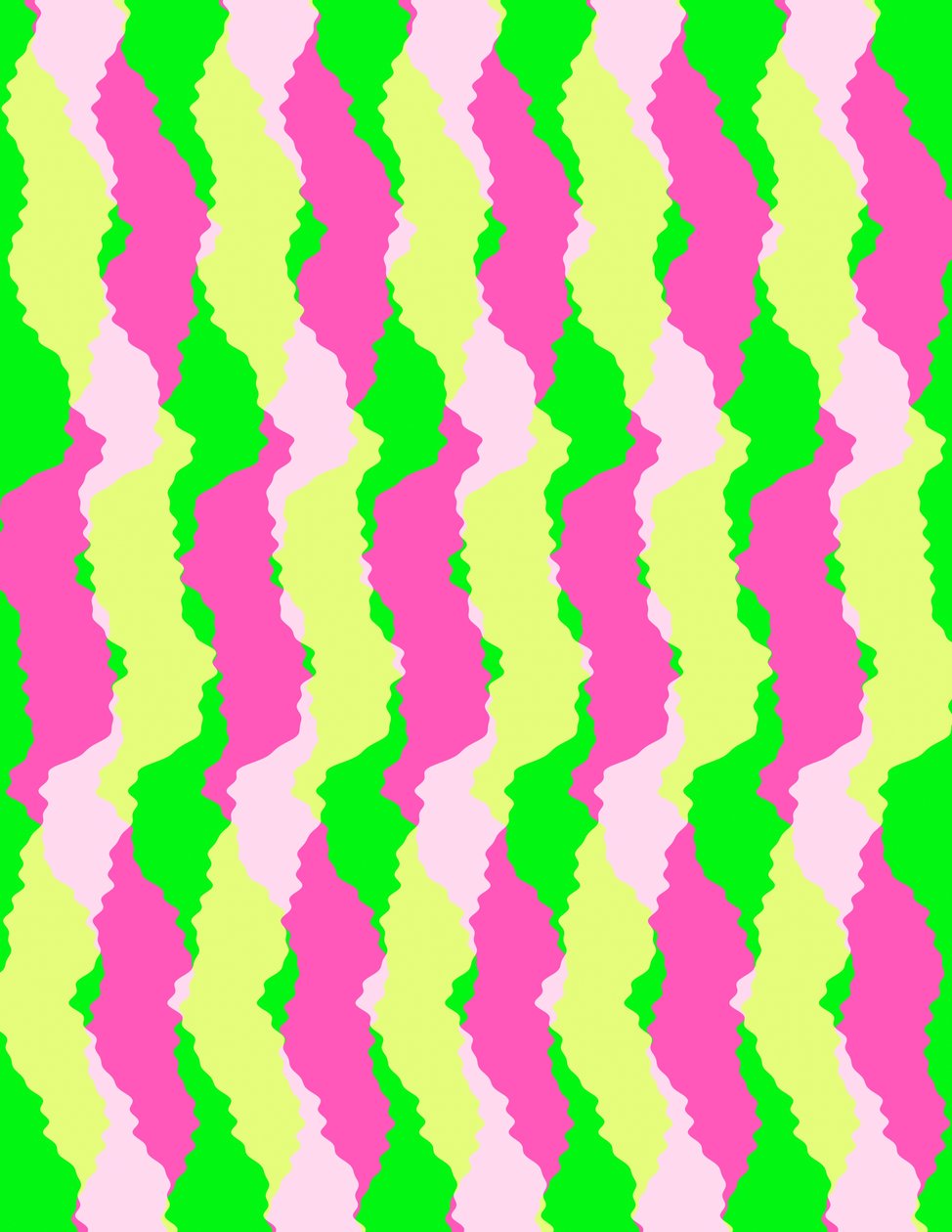 Funky Stripes, 2011 (digitální) od Louisa Hereford