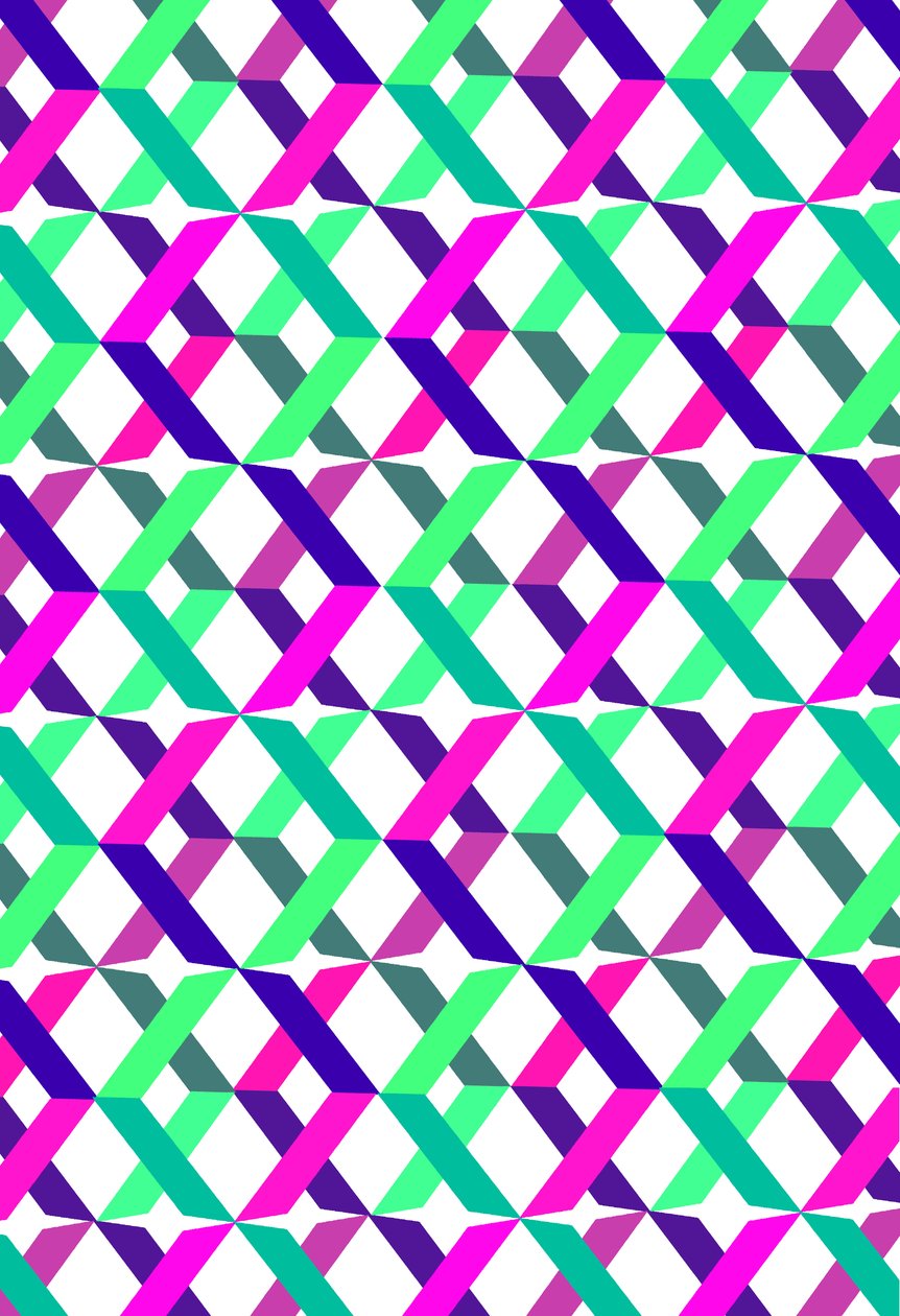 Geometrické kříže, 2014, (digitální média) od Louisa Hereford