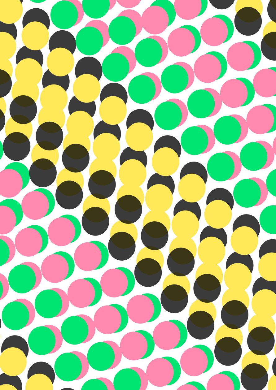 Overlayed Dots (digitální) od Louisa Hereford