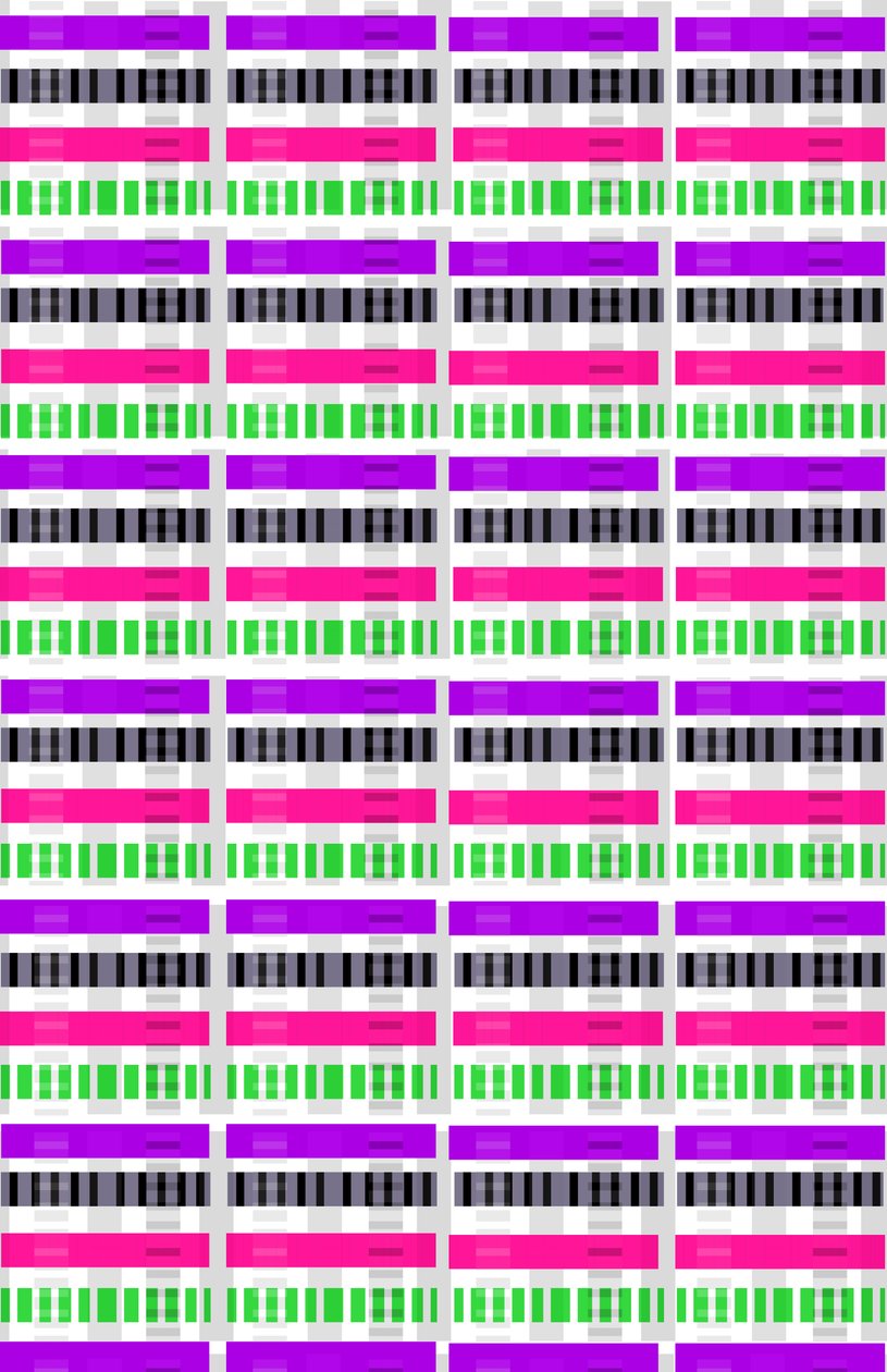 Stripe and Check, 2014 (digitální média) od Louisa Hereford