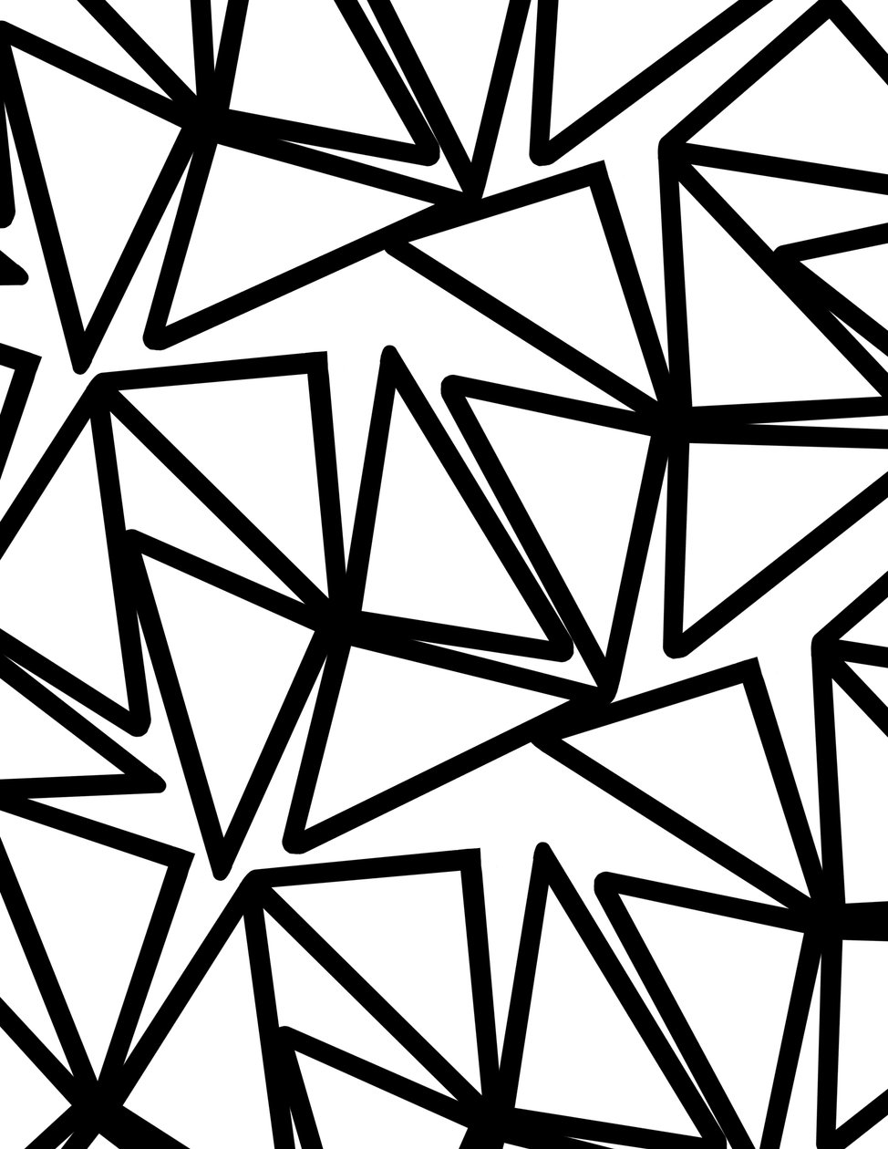 Trojúhelníky, 2011, Digitální média od Louisa Hereford