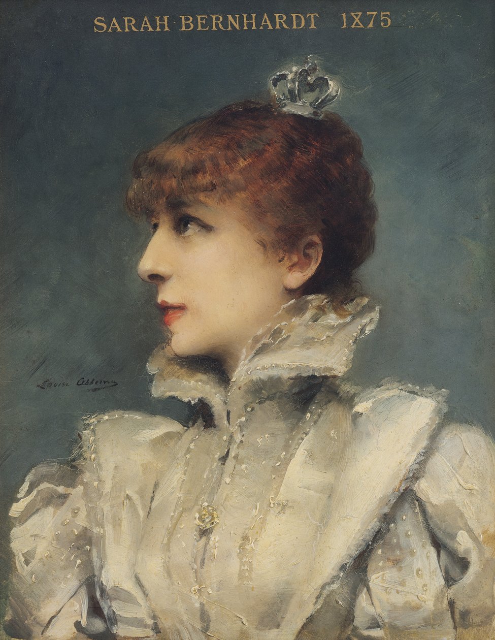 Sarah Bernhardt (1844-1923) 1875 od Louise Abbéma