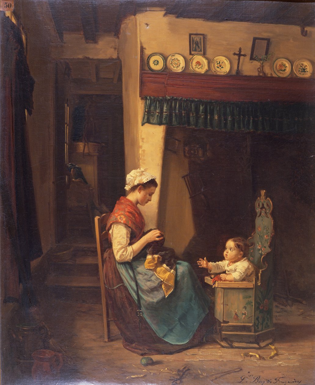 Matka a dítě od Louise Becq de Fouquieres