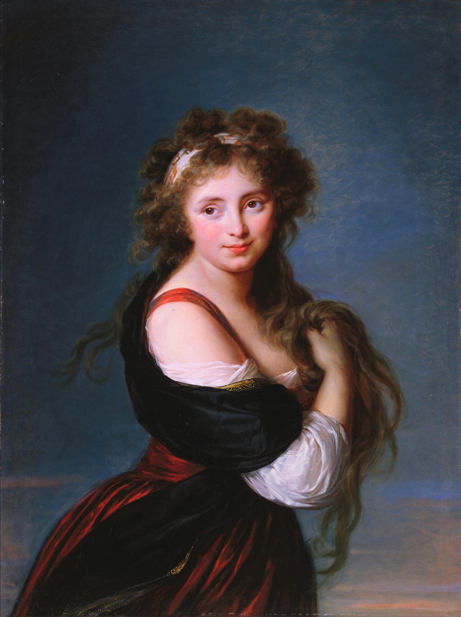 Portrét Hyacinthe-Gabrielle Roland od Elisabeth Louise Vigee Lebrun