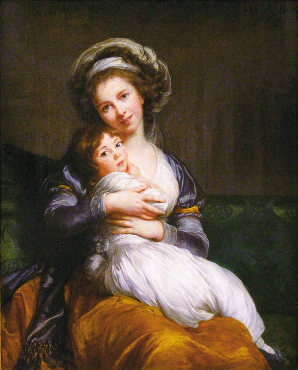Madame Vigee-Lebrun a její dcera Jeanne Lucia (Julie) od Elisabeth Louise Vigee Lebrun