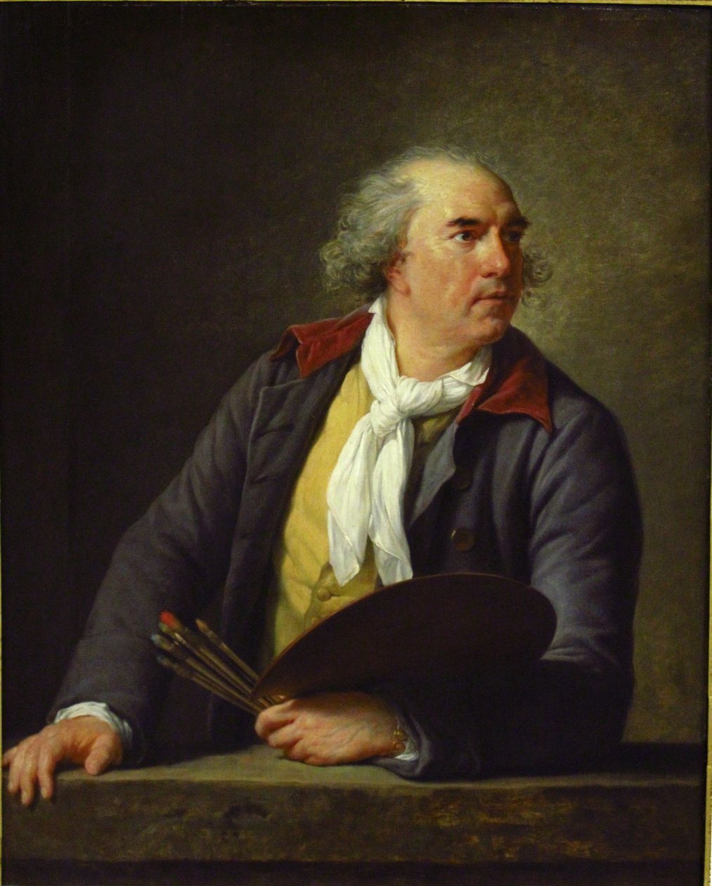 Portrét Huberta Roberta (1733-1808), francouzského malíře od Elisabeth Louise Vigee Lebrun