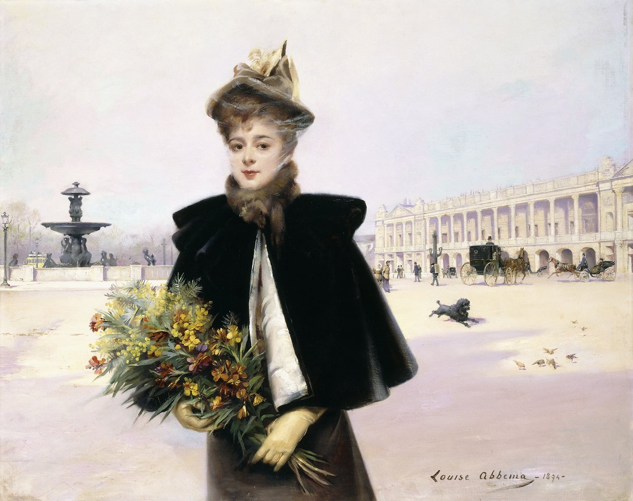 Dubnové ráno, 1894 od Louise Abbéma