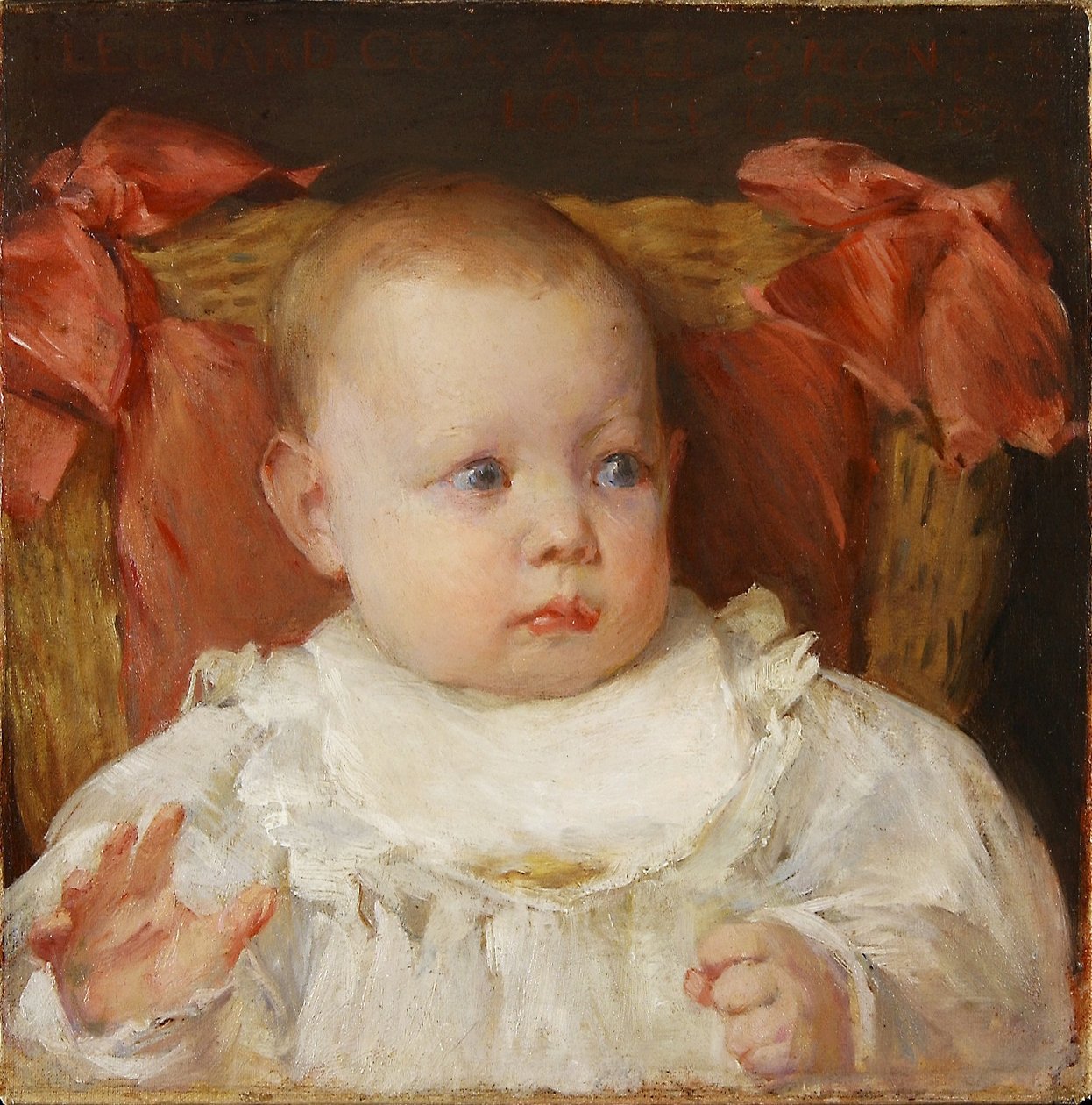 Portrét Leonarda Coxe od Louise Cox