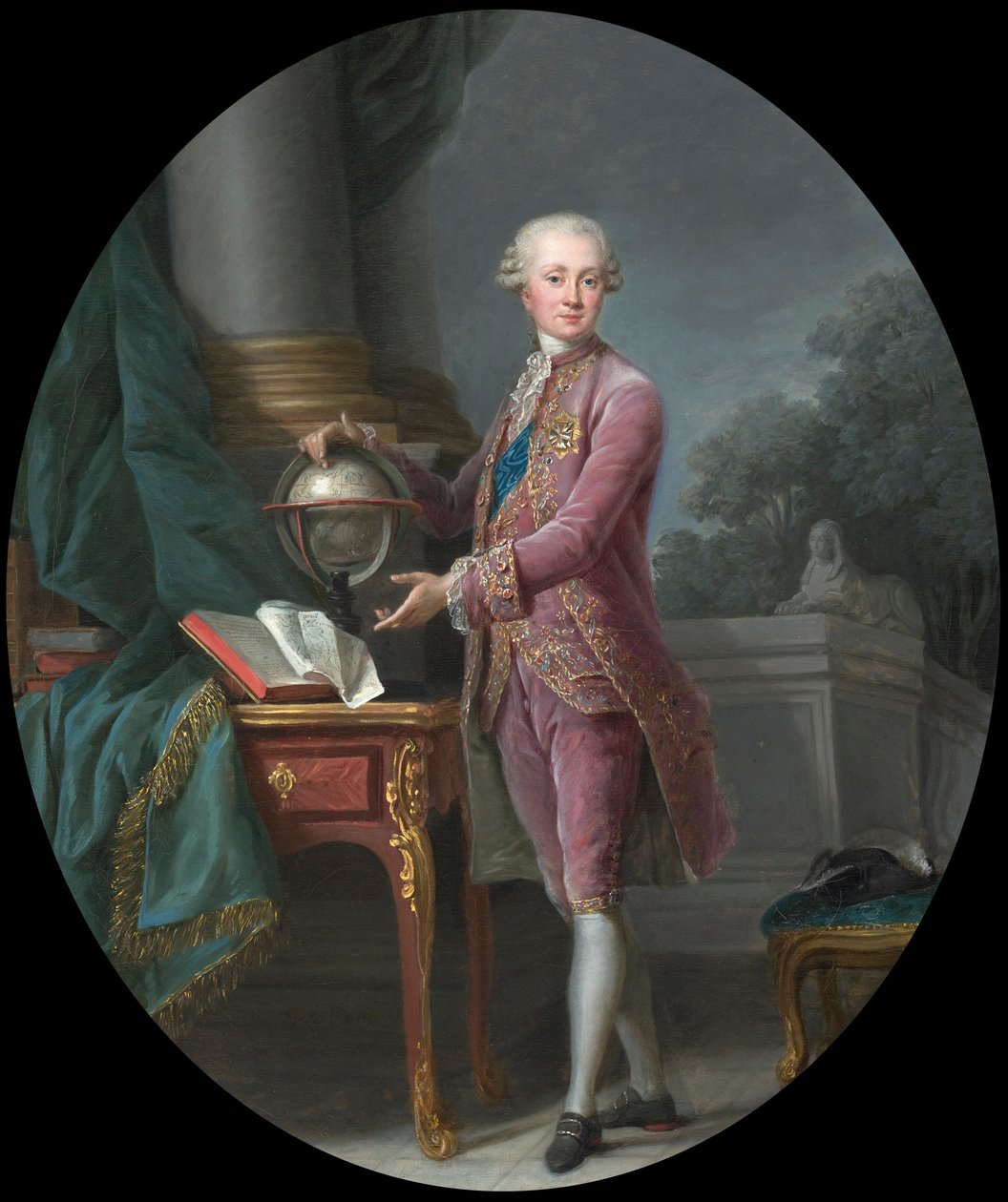 Portrét prince Karla Heinricha von Nassau-Siegen 1743-1808, 1776. od Elisabeth Louise Vigee Lebrun