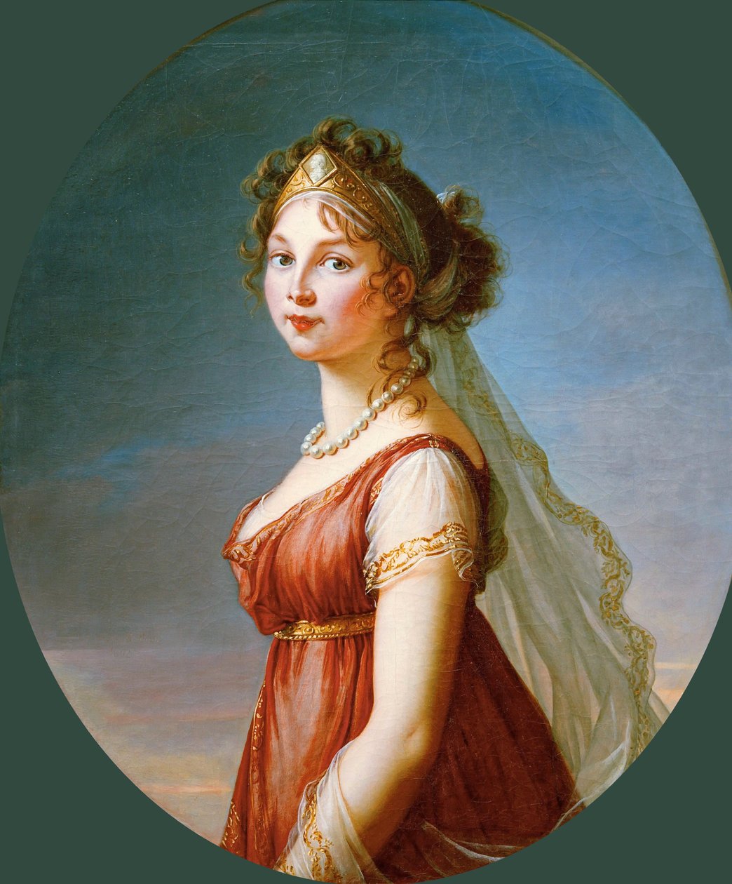 Portrét královny Louise Pruské 1776-1810, 1802. od Elisabeth Louise Vigee Lebrun