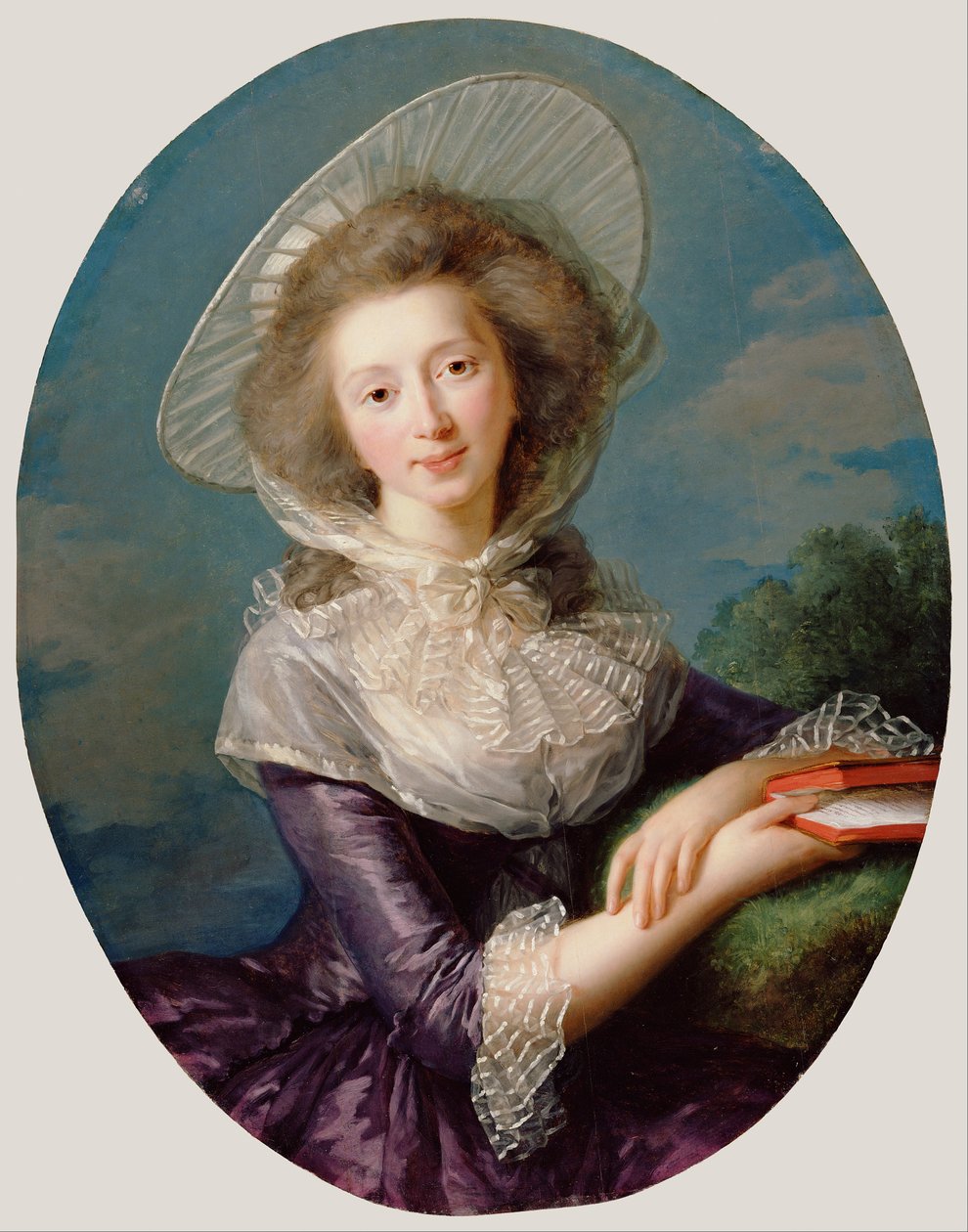 Portrét Vicomtesse de Vaudreuil od Elisabeth Louise Vigee Lebrun
