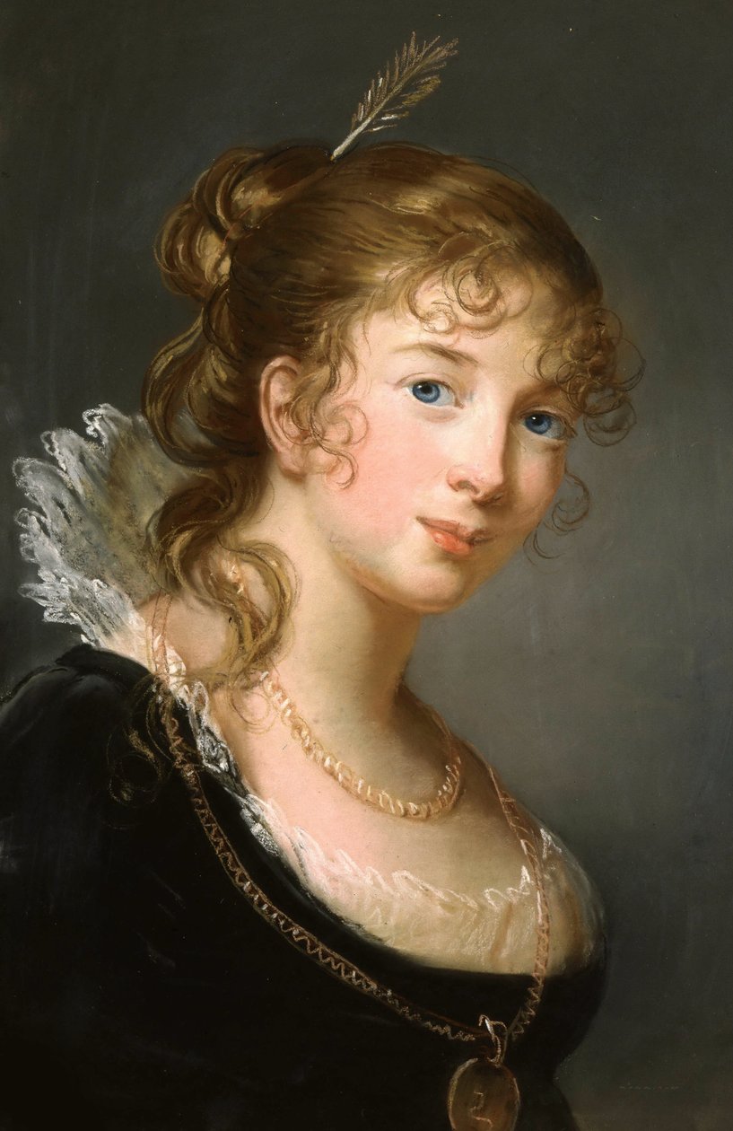 Princezna Frederica Dorothea Louise Philippine z Pruska 1770-1836, hraběnka Radziwill, c. 1801. od Elisabeth Louise Vigee Lebrun