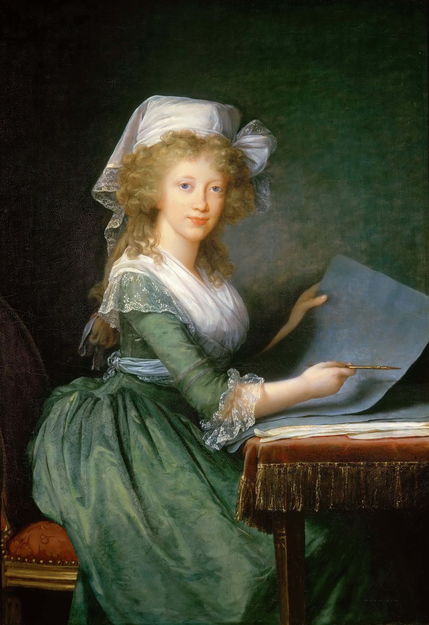 princezna Luisa Maria z Neapole a Sicílie 1773-1802, c. 1790. od Elisabeth Louise Vigee Lebrun