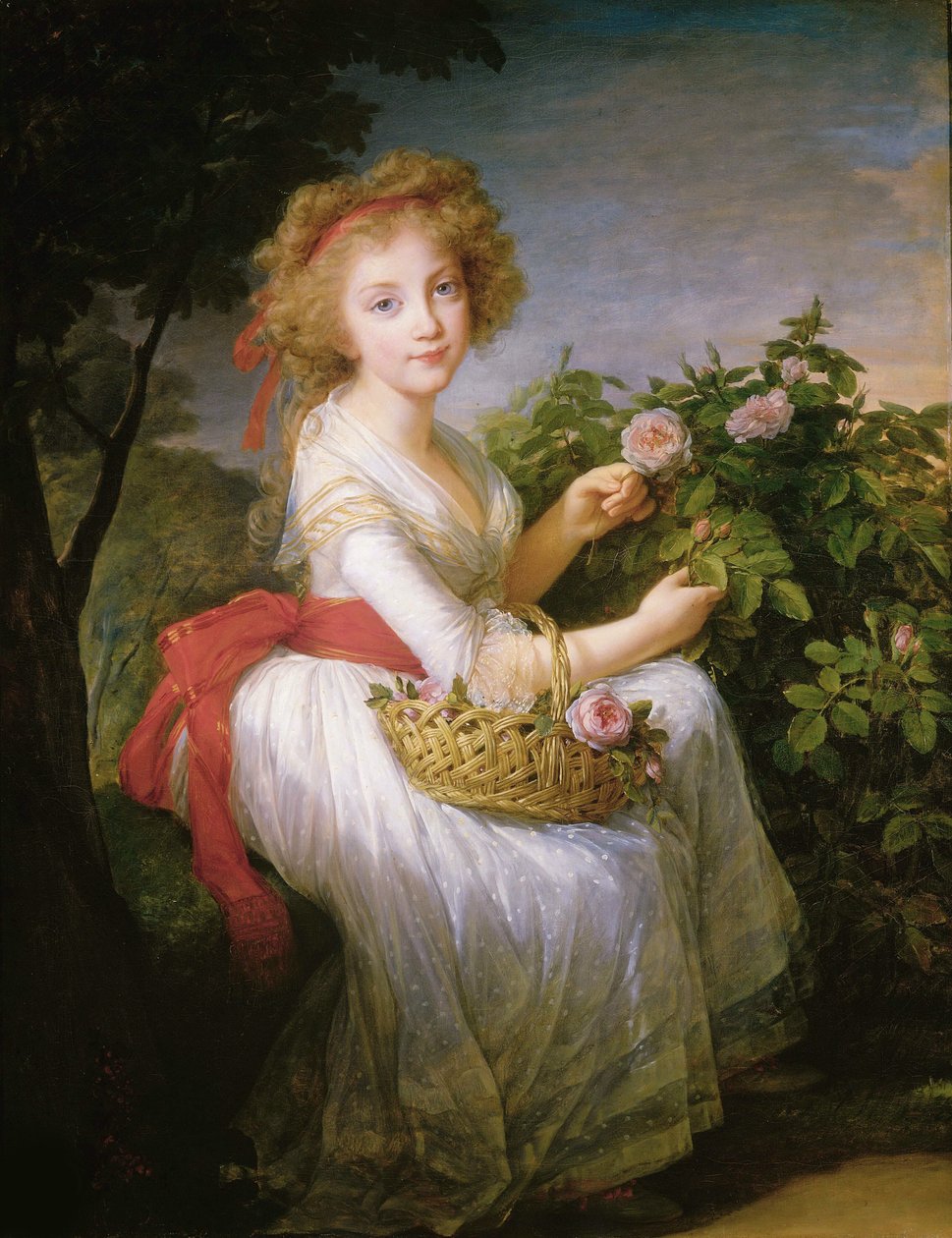 Princezna Maria Cristina z Neapole a Sicílie 1779-1849, c. 1790. od Elisabeth Louise Vigee Lebrun