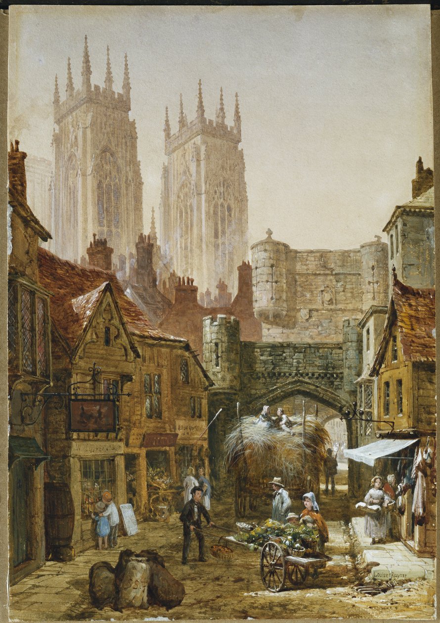 Bootham Bar, York od Louise Ingram Rayner
