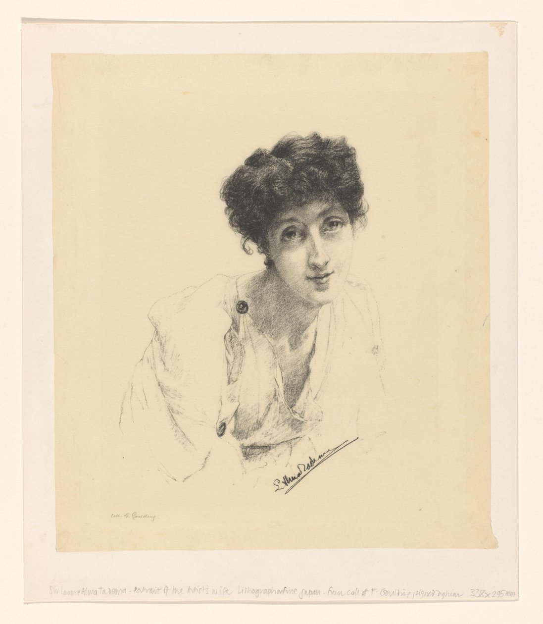 Portrét Laury Theresy Alma-Tadema od Lourens Alma Tadema