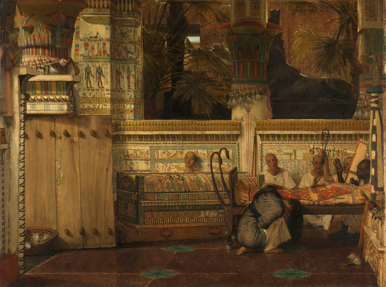 Egyptská vdova od Lourens Alma Tadema