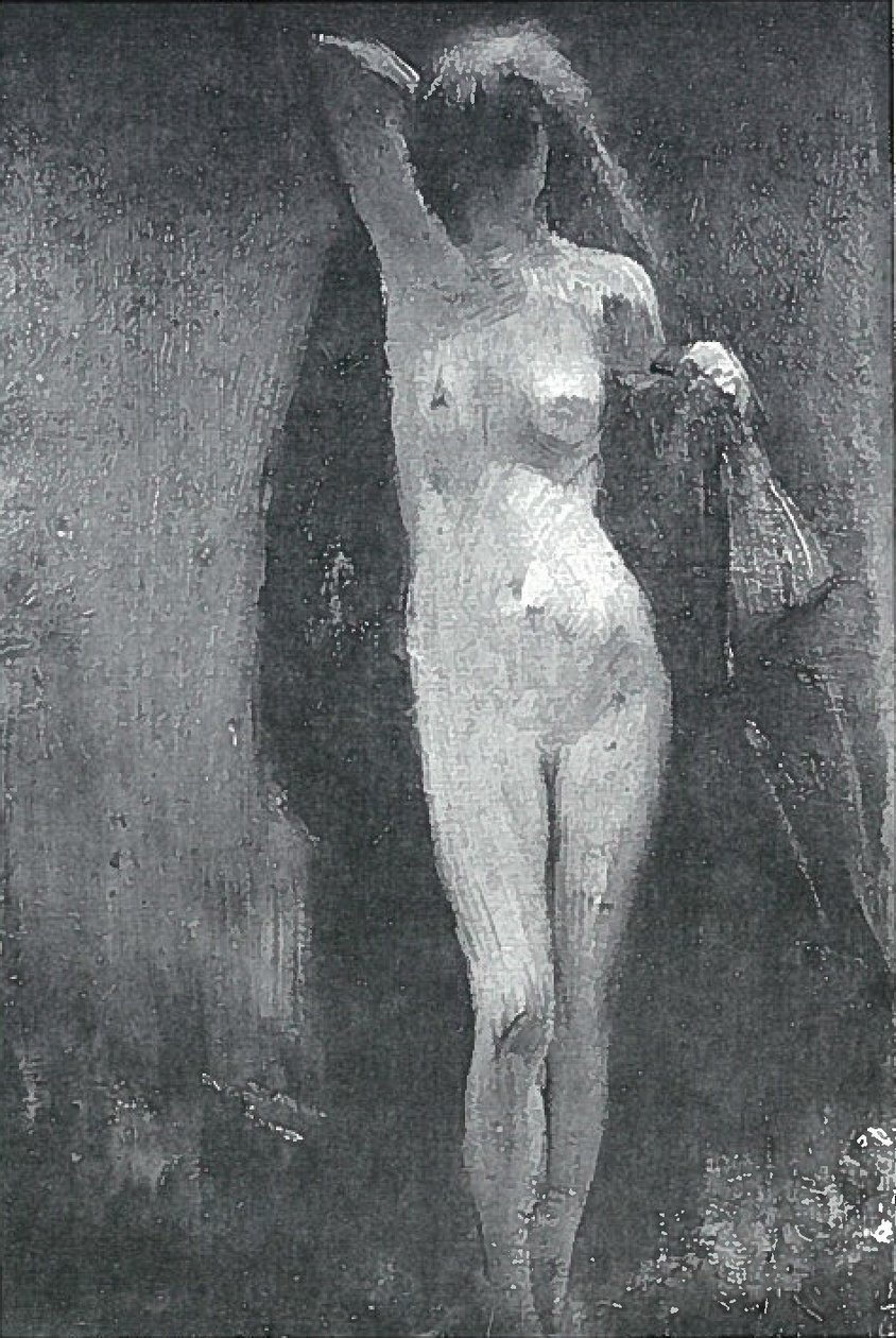 Akt s červenými maskami od Lovis Corinth