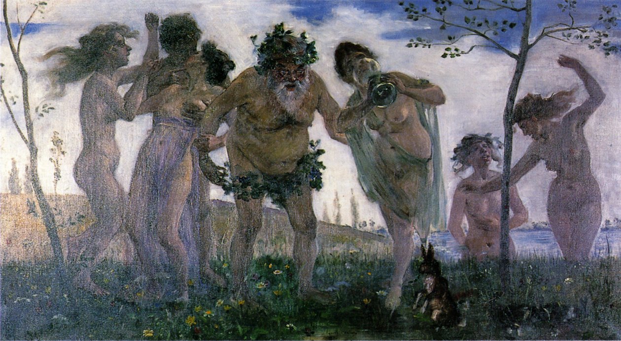 bachchantenzugan od Lovis Corinth
