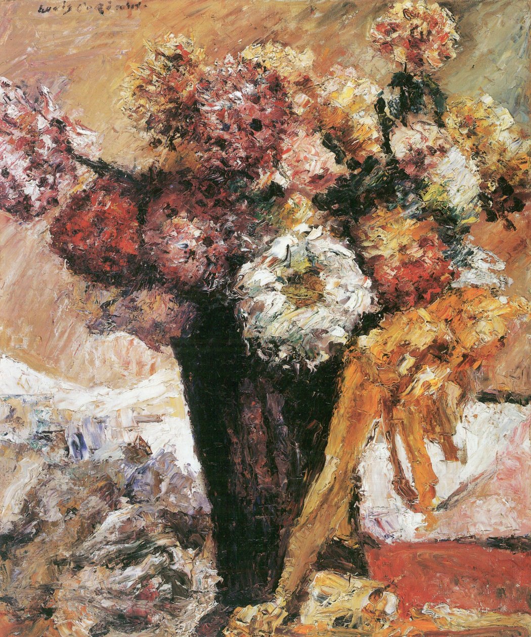  Chrysanthemen IIn od Lovis Corinth