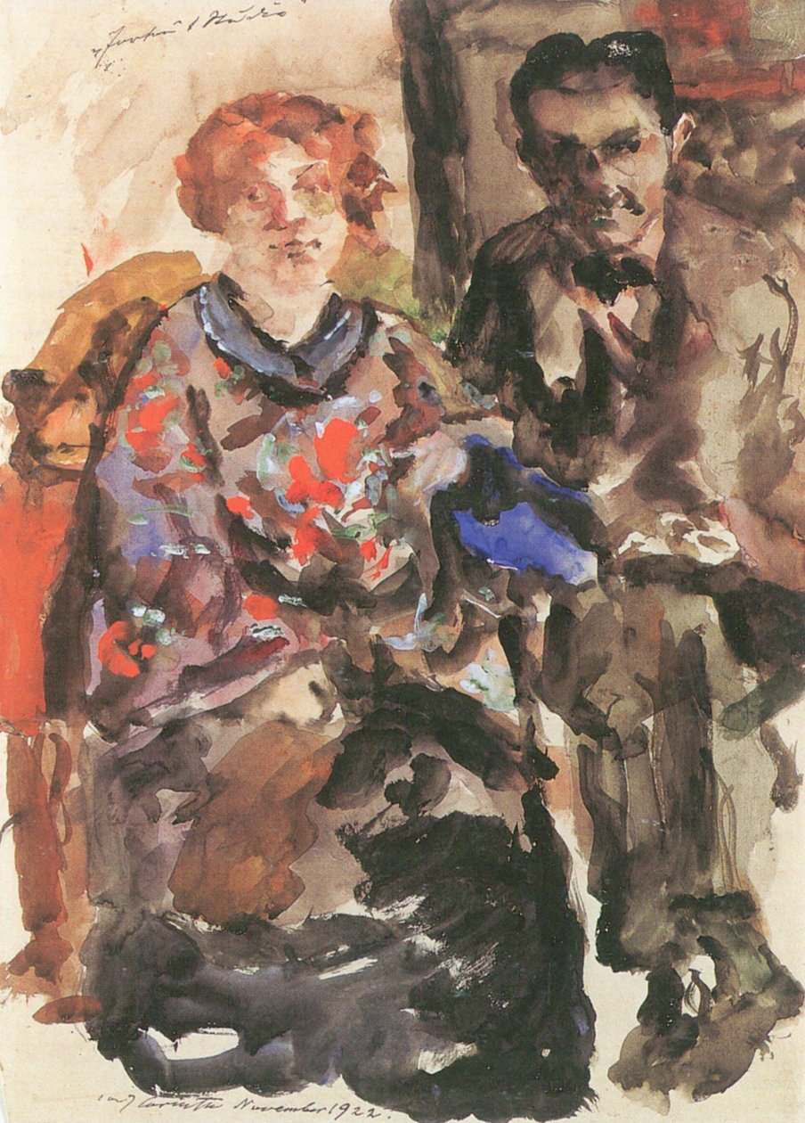 Erich Goeritz a jeho ženy od Lovis Corinth