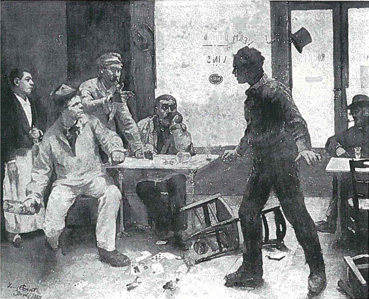Cardsharps od Lovis Corinth