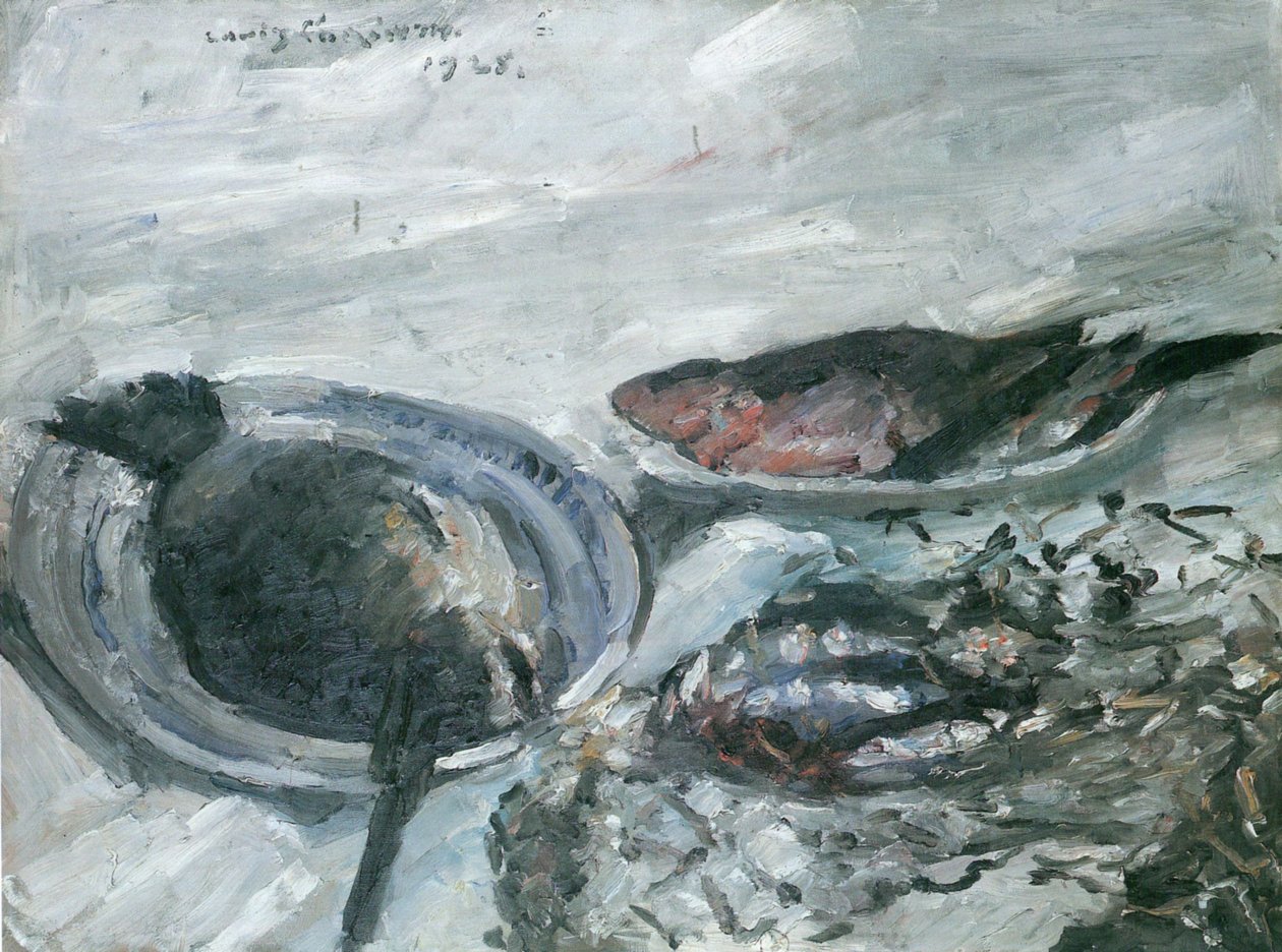 Ryba stillbenn od Lovis Corinth