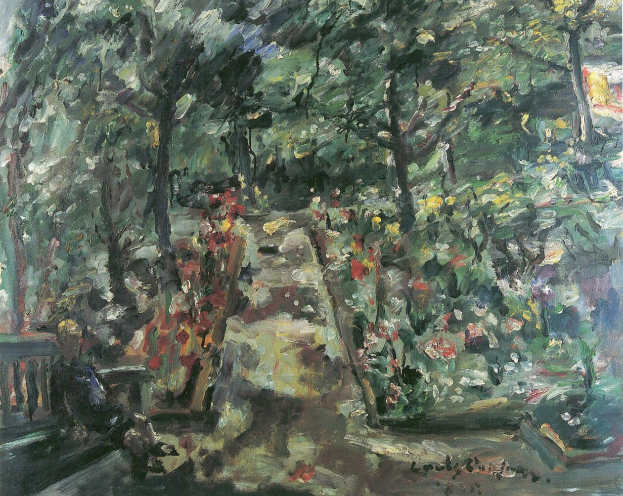 Zahrada v Berlíně-Westendnu od Lovis Corinth