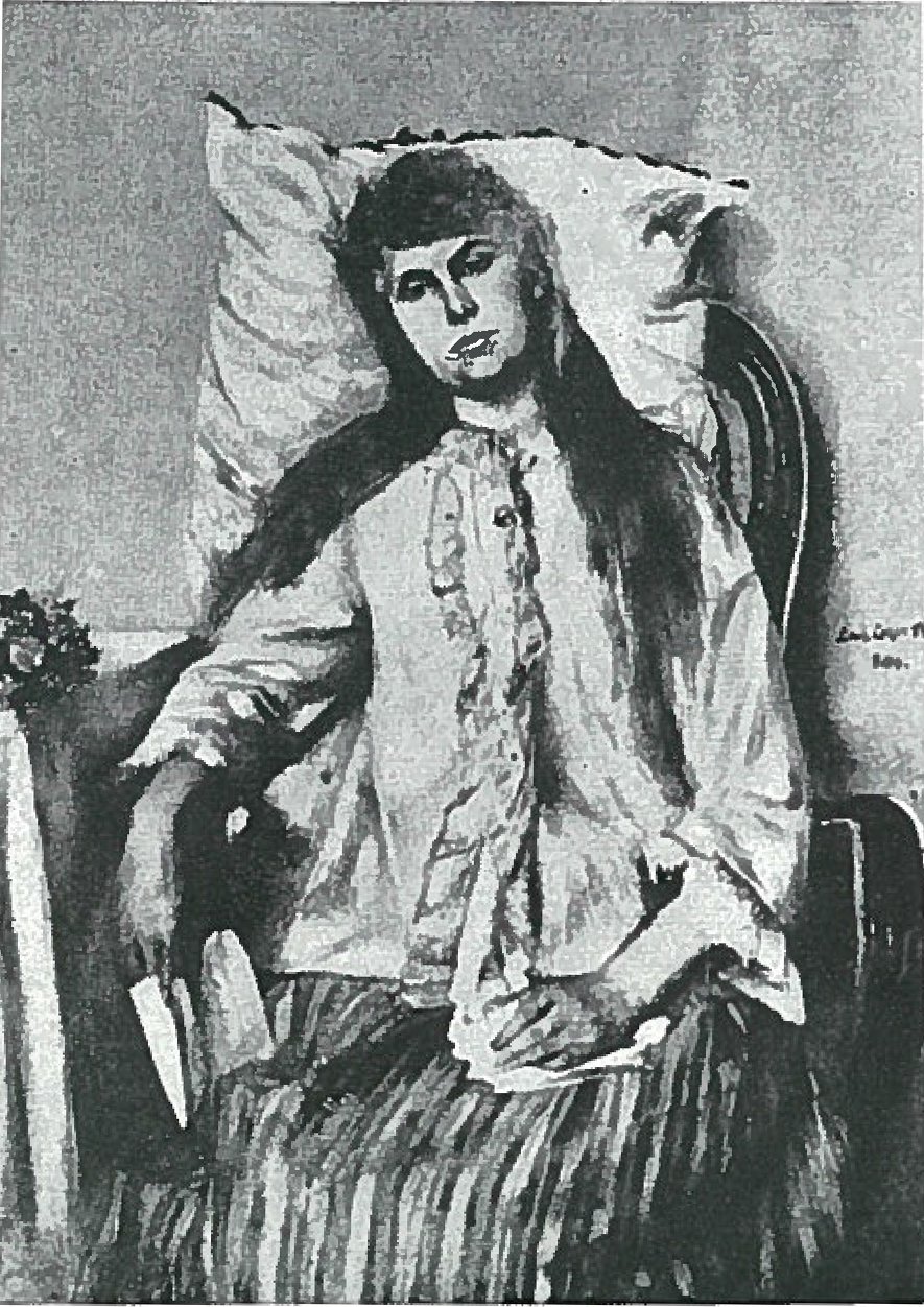 Zotavující se dívka od Lovis Corinth