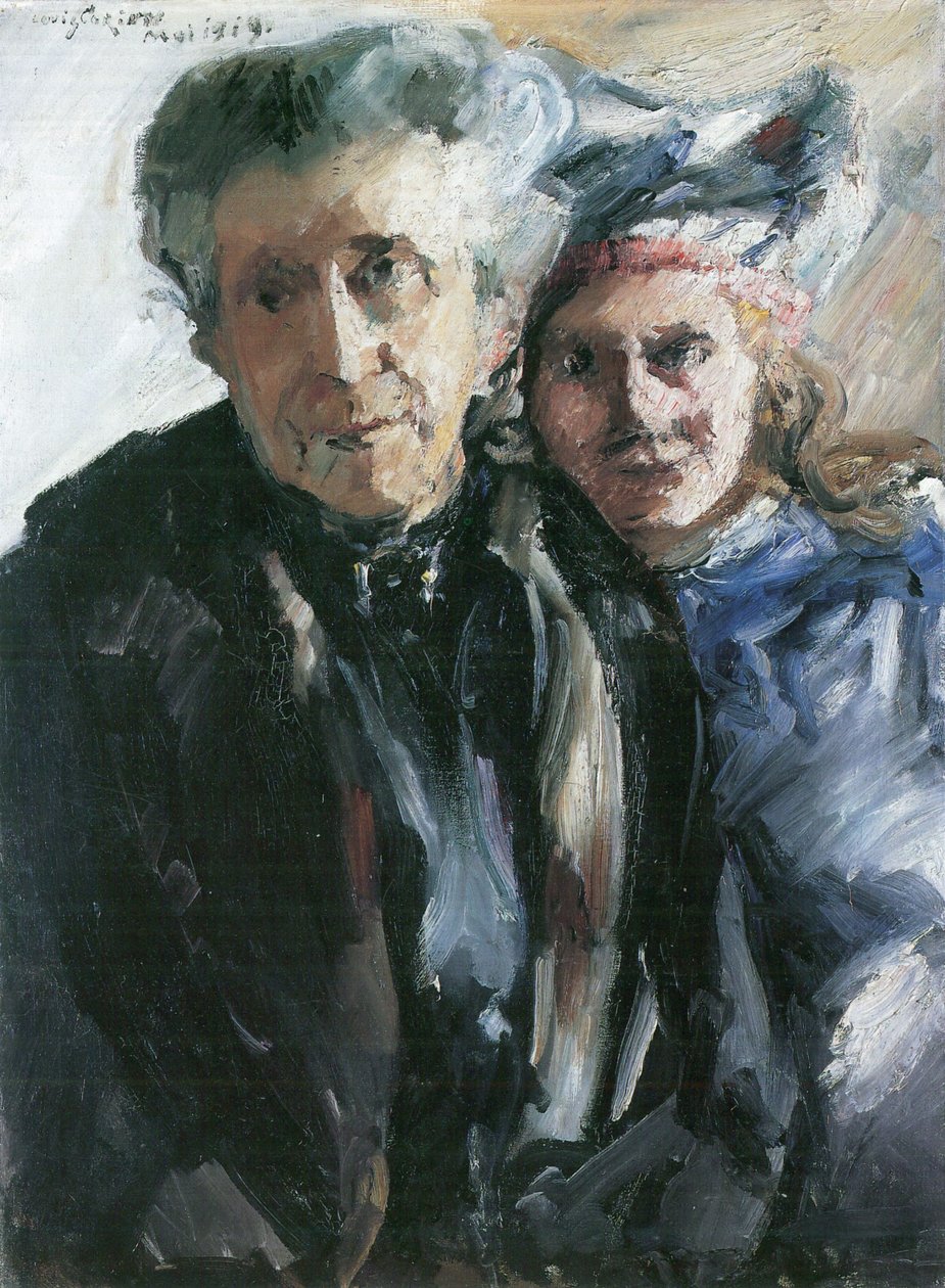 Babička a vnučka od Lovis Corinth