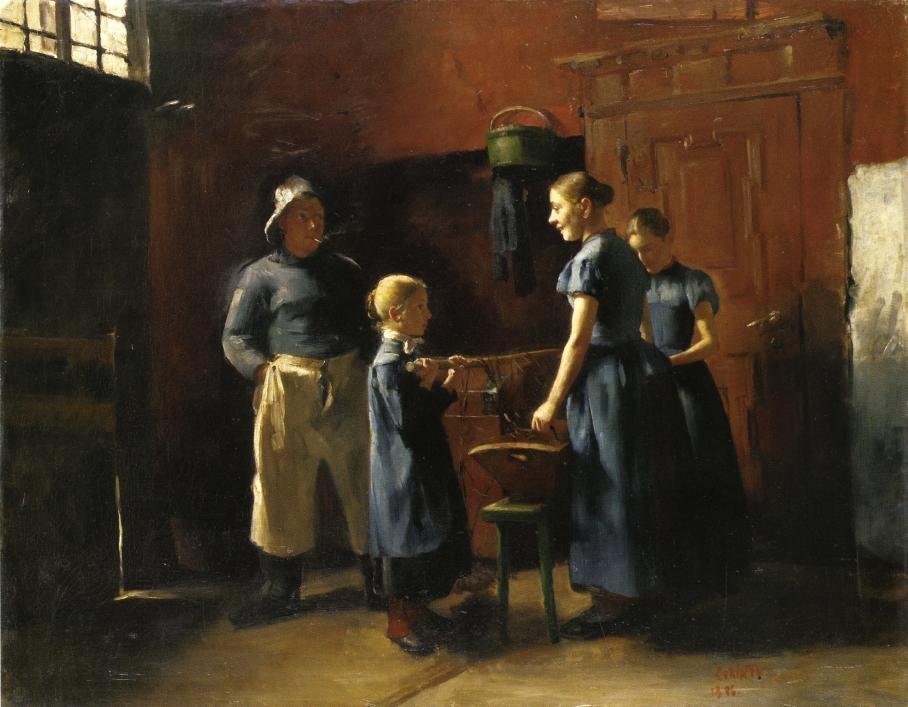V domě rybáře od Lovis Corinth