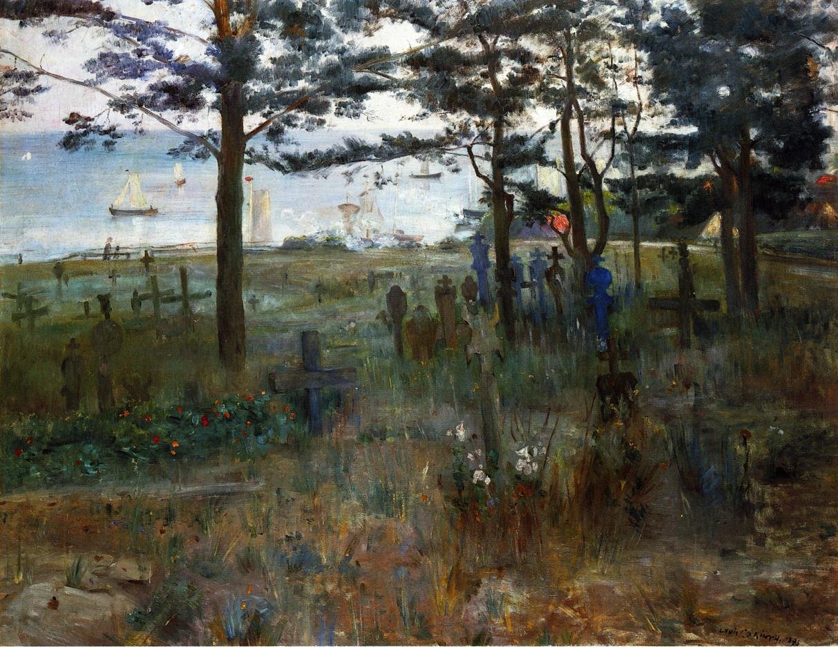 Kirchhof v Niddenn od Lovis Corinth