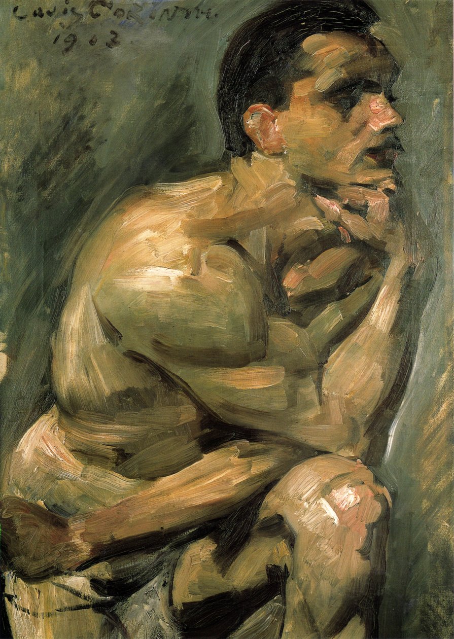 Mannlicher Halbaktn od Lovis Corinth