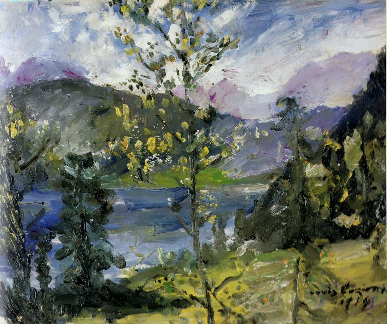 Říjnový sníh ve Walchensee od Lovis Corinth